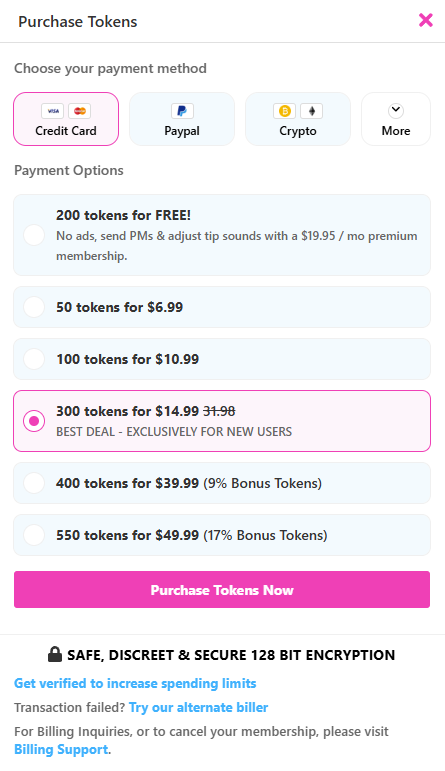 Camsoda Review Official Token Purchase Options and Pricing Packages