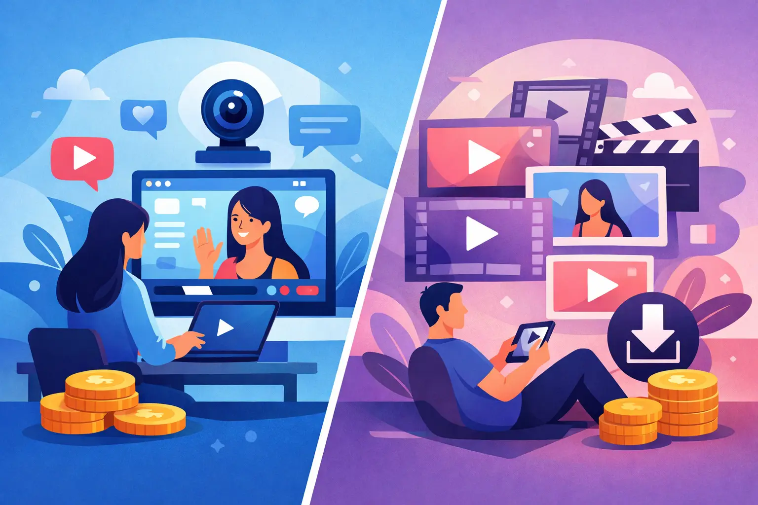 Live Cams Versus Clip Sites for Better Value